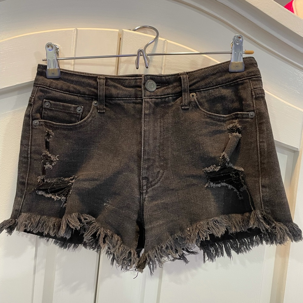 Aeropostale black high waisted shorts